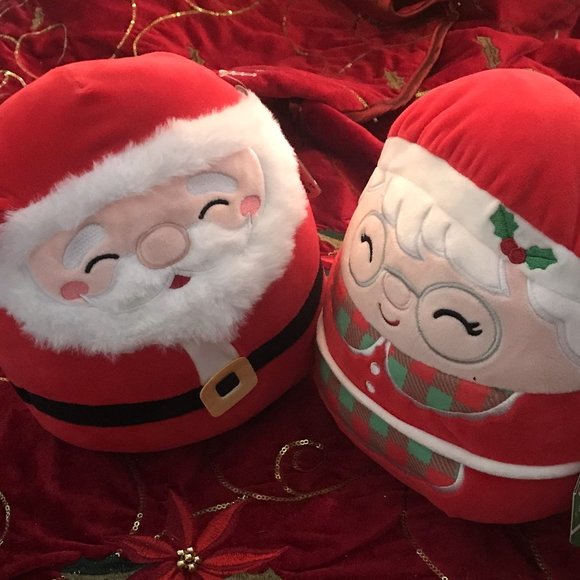 Squishmallow Christmas 8” Nick Santa Claus & Nicolette Mrs Claus Plush Kellytoys - Picture 5 of 11
